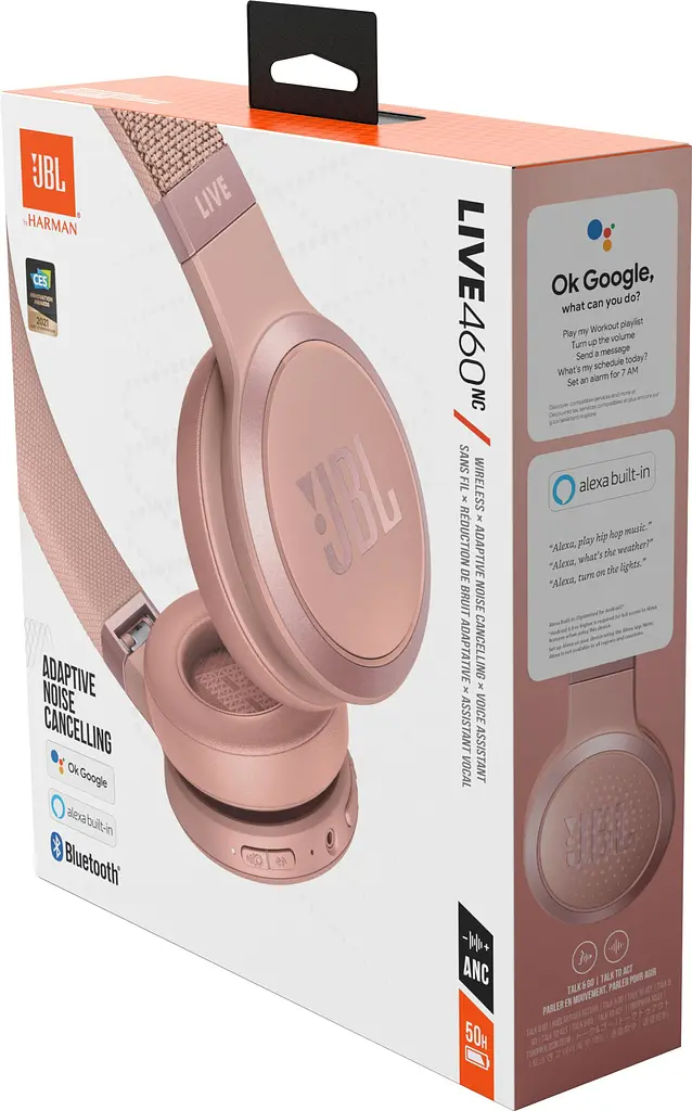 Навушники JBL Live 460NC Rose (JBLLIVE460NCROS) - фото 2