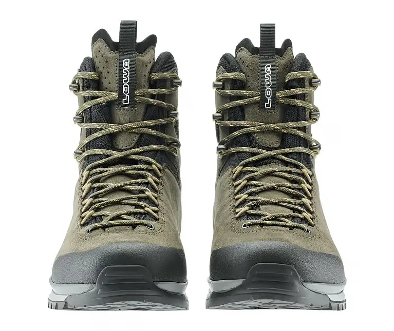 Ботинки мужские Lowa Delago GTX MID Man 41 Черный-Оливковый - фото 4