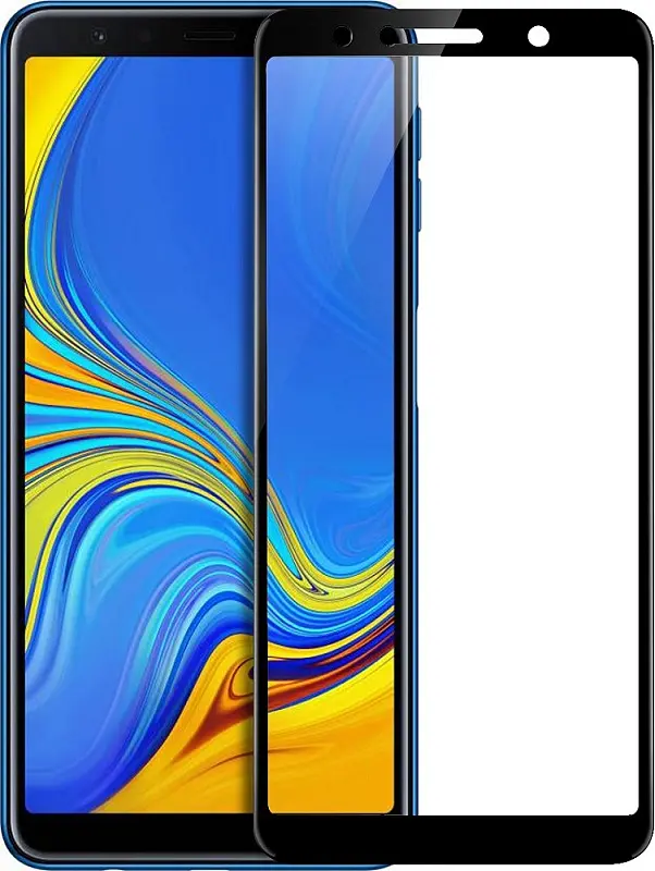 Захисне скло Tempered Glass 3D Full Glue Samsung Galaxy A7 2018 A750 black