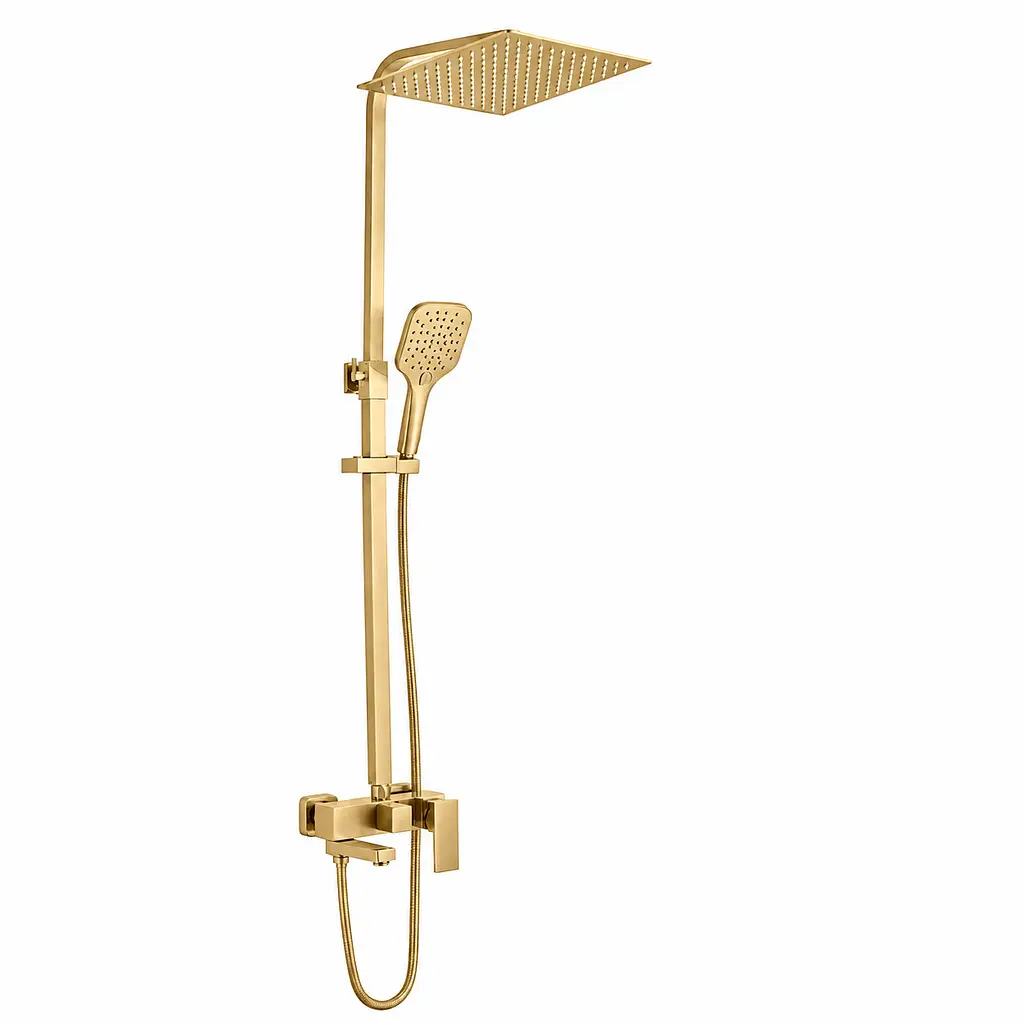 Душова система з виливом VBI Loreno brushed gold VBI-050211BG