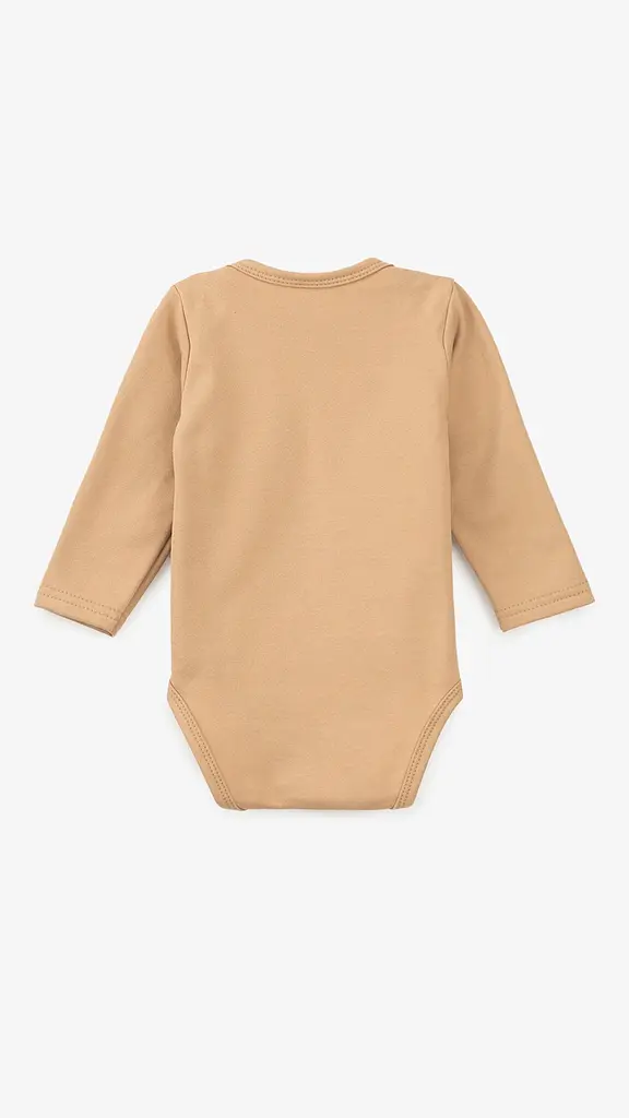 Боді-лодочка для хлопчика Baby Life 309 68 см Бежевий shop (2000999322365) - фото 5