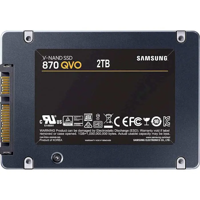 Накопитель SSD Samsung Sata 2.5" 2Tb 870 QVO (MZ-77Q2T0BW) Б/у - фото 3