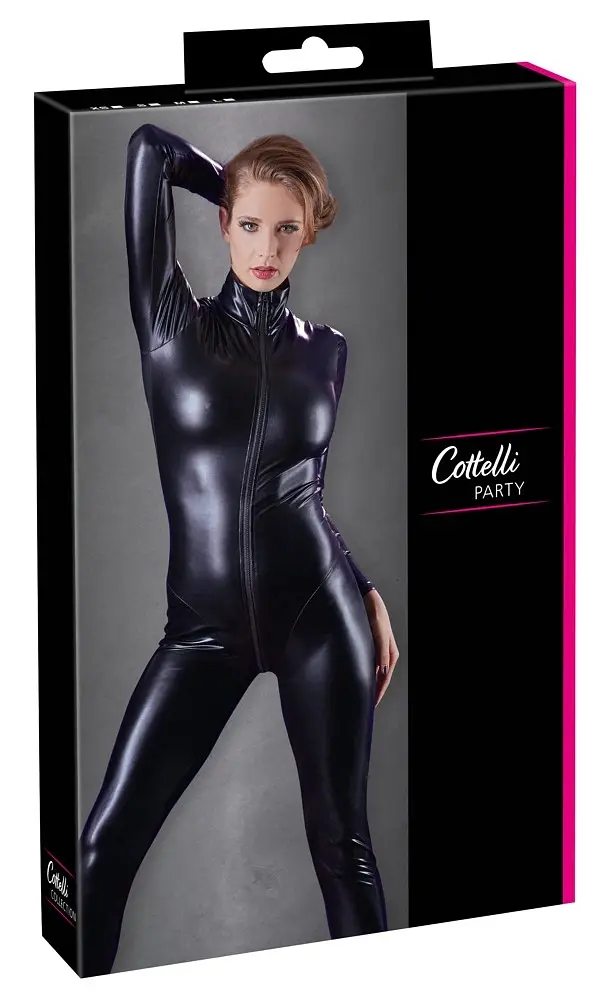 Комбинезон Cottelli Collection Party Jumpsuit Long Sleeves S черный - фото 7