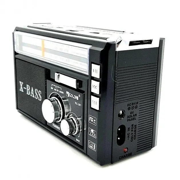 Радиоприемник Golon RX-381 портативный черный - фото 2