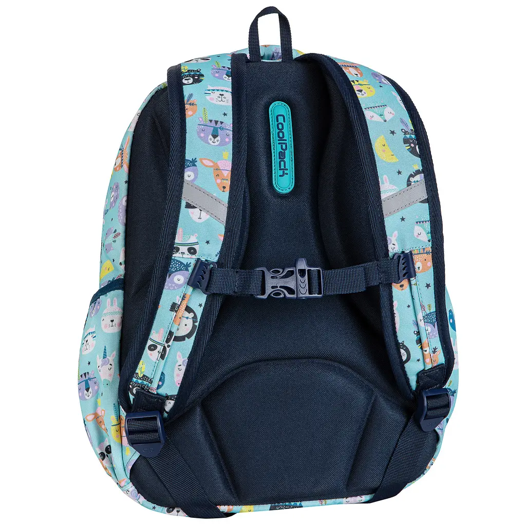 Рюкзак CoolPack Joy S Indian Zoo, 21 л, 39х28х17 см, S, блакитний (E48547) - фото 2