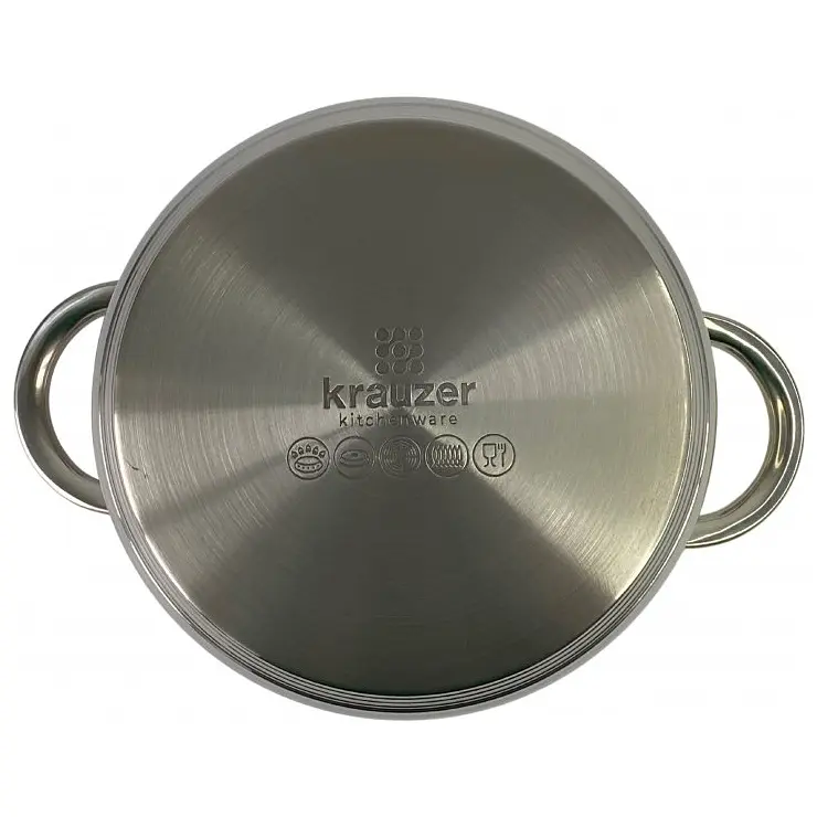 Кастрюля Krauzer Constant, со стеклянной крышкой, 20 см, 3,6 л (78007) - фото 2