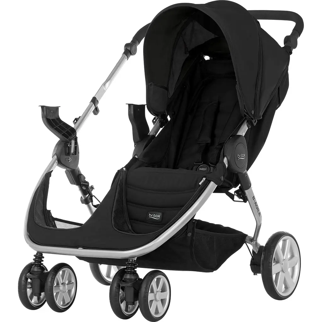 Коляска для двійні Britax-Romer B-Agile Double Cosmos Black (2000033222) - фото 3