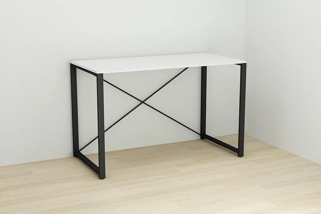 Письмовий стіл Ferrum-decor Серії Конект 75x120x60 чорний ДСП Біле 16мм (FRD-104201) - фото 5