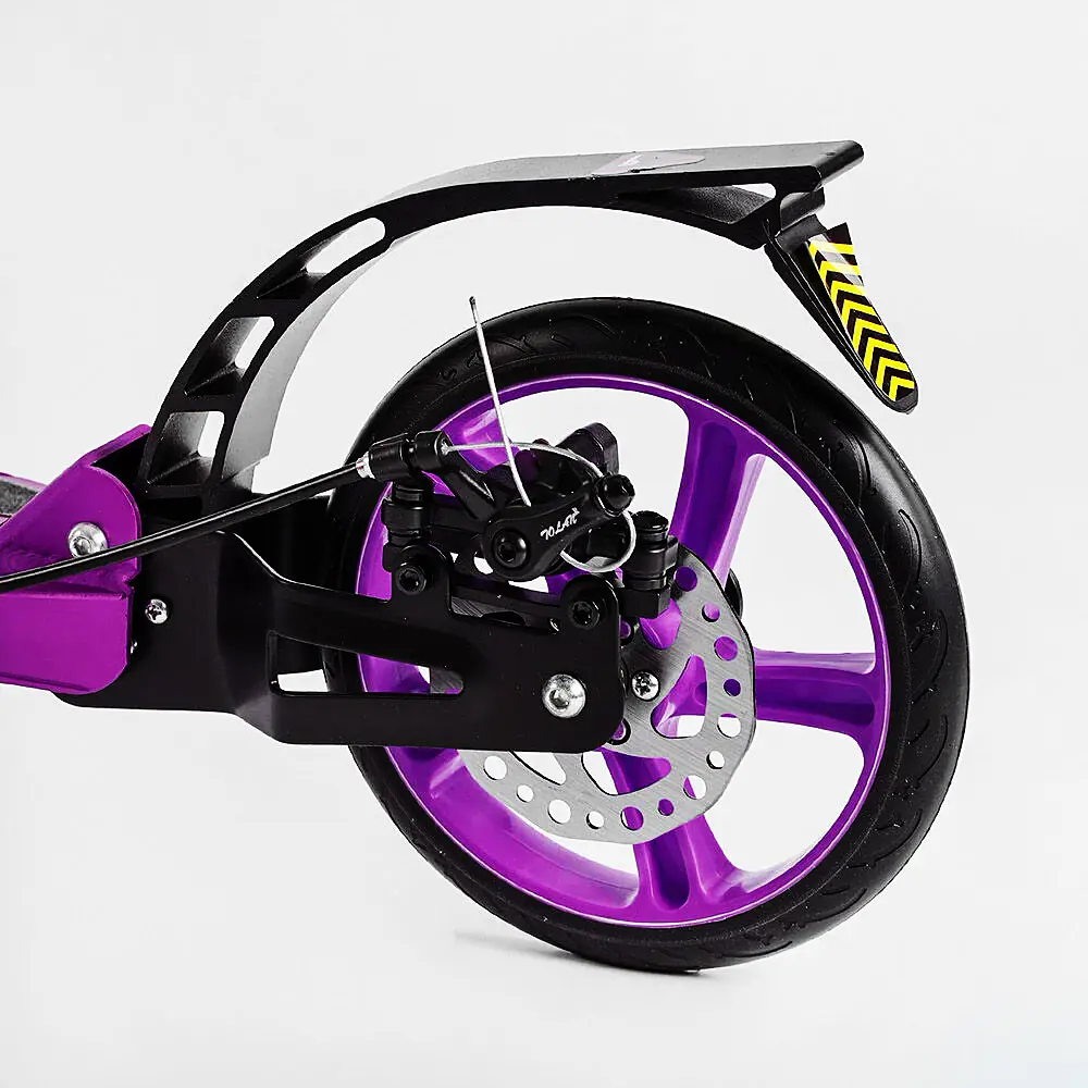 Самокат Best Scooter 80-105х46.5х13.6 см Фиолетовый 000248240 - фото 5