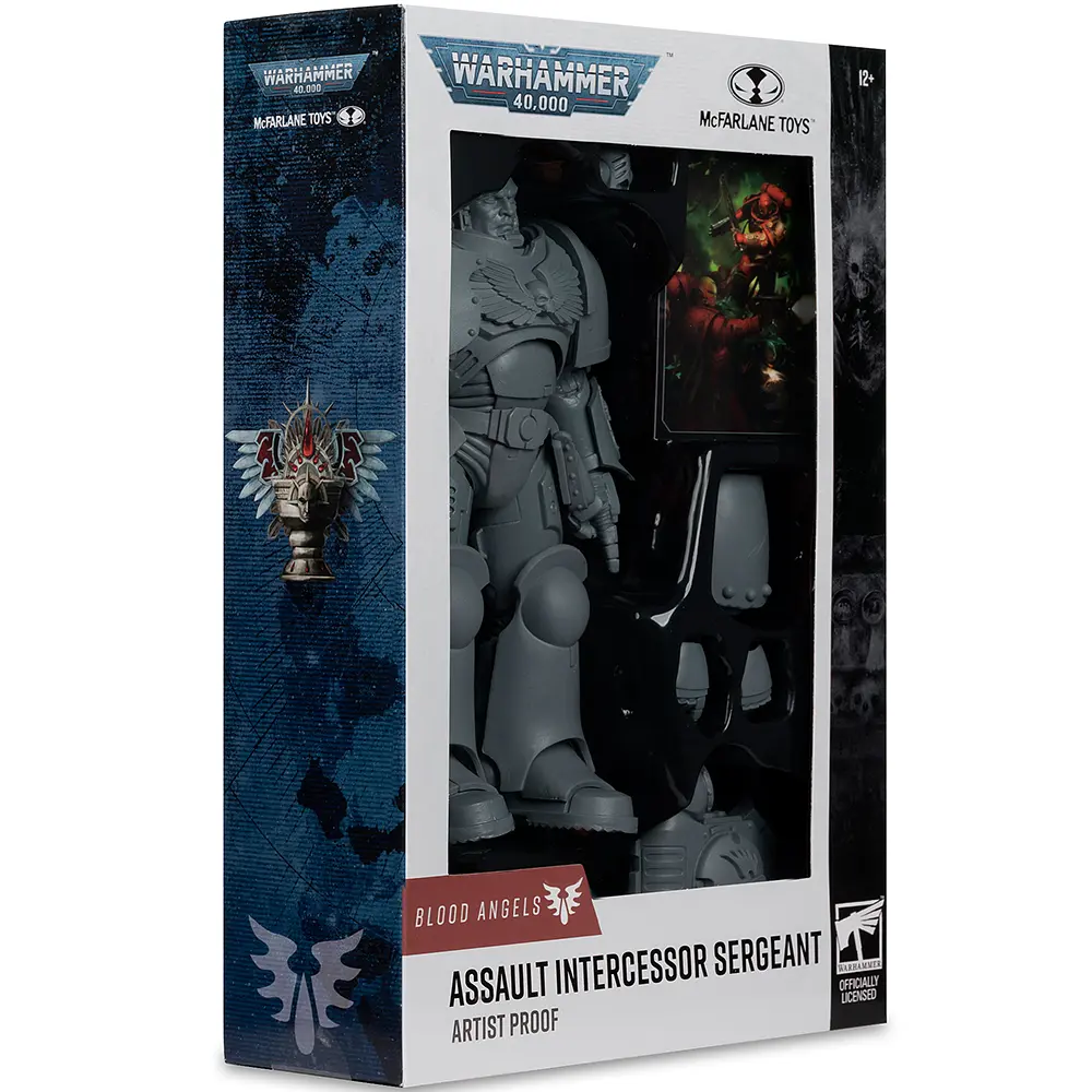 Фігурка Warhammer 40K Assault Intercessor Sergeant - Blood Angel - Artist Proof 7in (Вархамер 40К) - фото 8