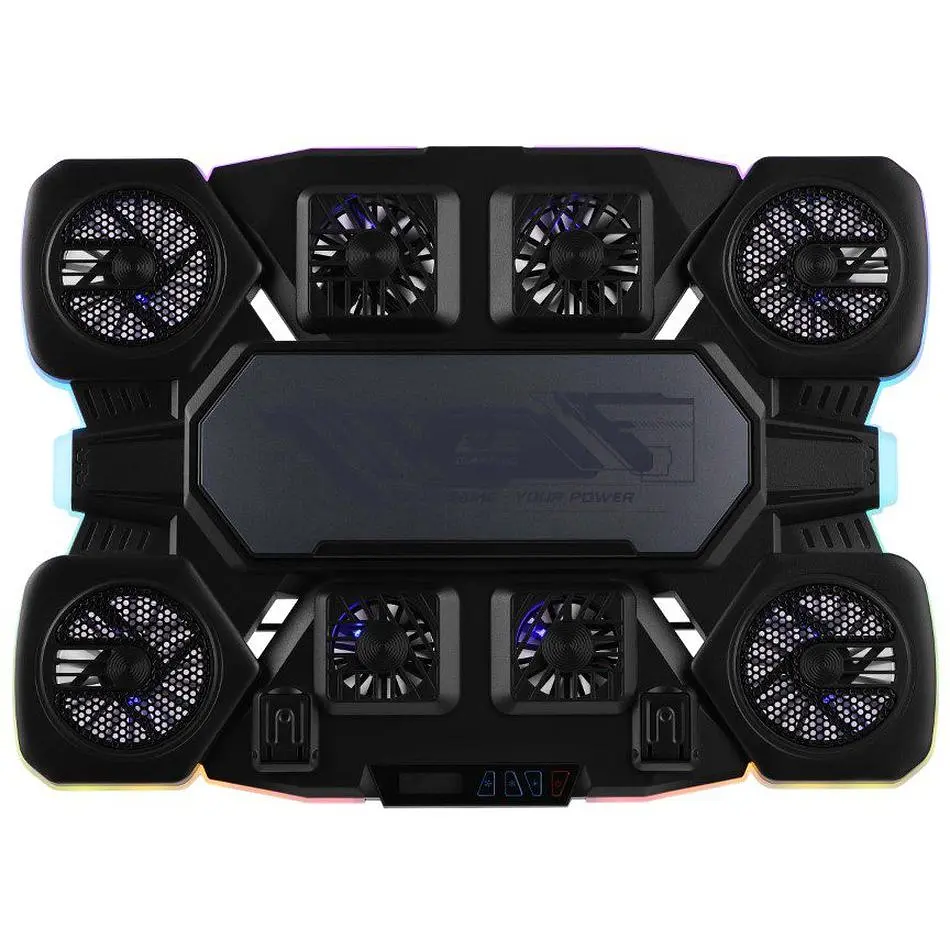 Охлаждающая подставка для ноутбука до 17,3 дюйма 2E GAMING CPG12 8xfans - фото 8