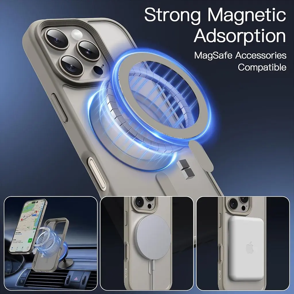 Магнітний чохол JETech MagSafe для iPhone 16 Pro - фото 5
