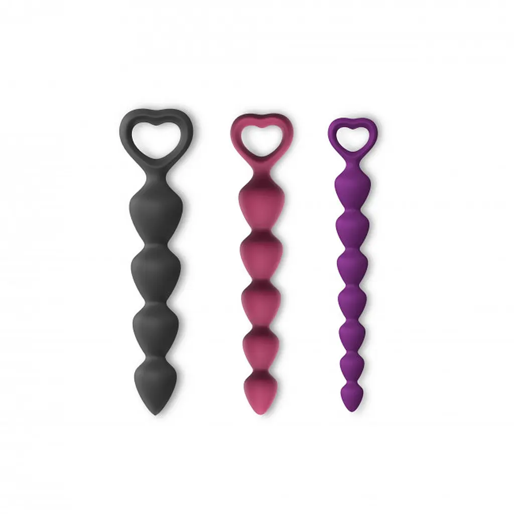 Анальний ланцюжок Love To Love Bing Bang S 18 см (фіолетовий) - фото 8
