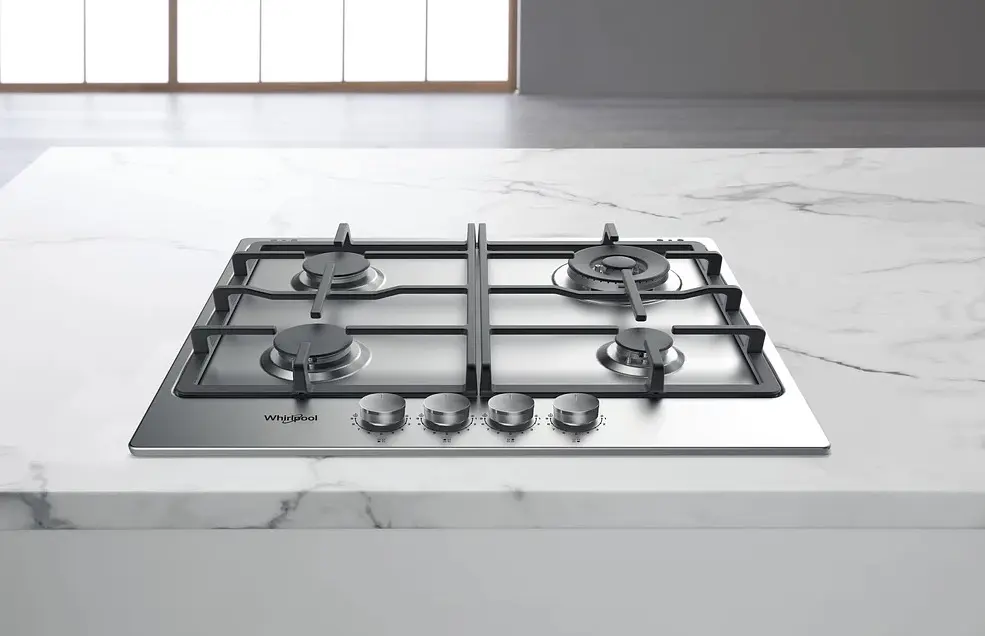 Варильна поверхня газова Whirlpool TKRL661IXEU 60 см чугун - фото 2