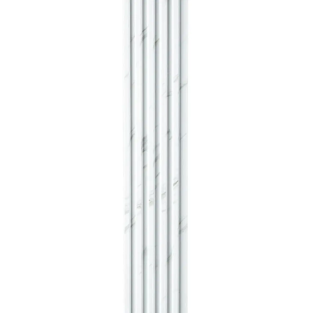 Рейка декоративна Wall Sticker PS 2900х120х12 мм Білий мармур SW-00002134 - фото 5