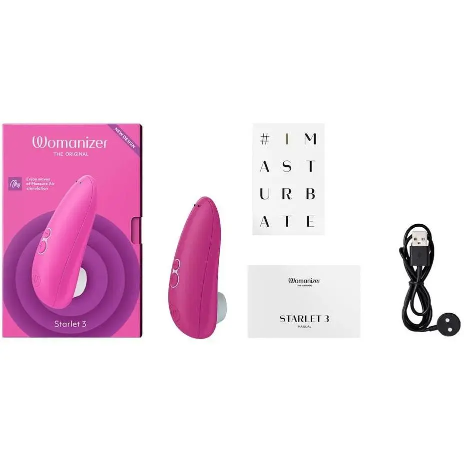 Вакуумний кліторальний стимулятор Womanizer Starlet 3 Pink - фото 5