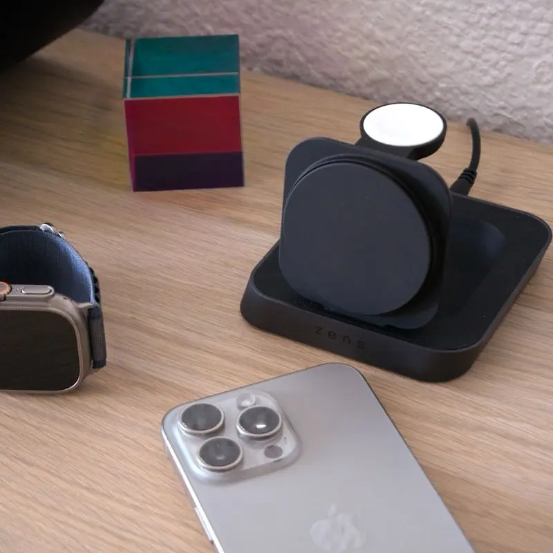 Бездротовий зарядний пристрій Zens Nightstand Charger Pro 2 Wireless Black (ZEDC28B/00) - фото 5