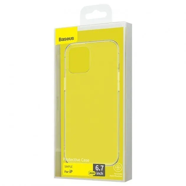 Чохол Baseus Simplicity Series Case для Apple iPhone 12 Pro (6.1) Transparent [57498] - фото 4