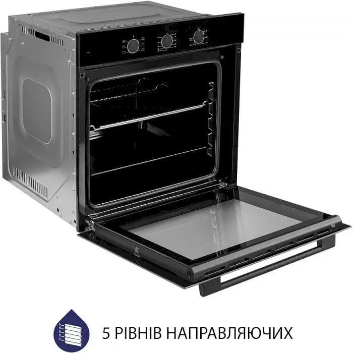 Духова шафа Minola EO 665 BL чорна - фото 8