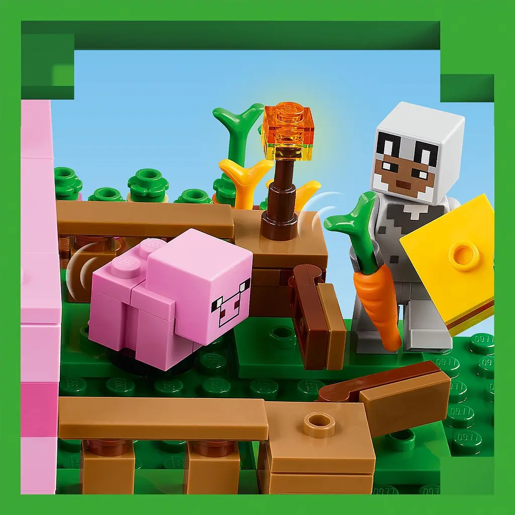 Конструктор LEGO Minecraft Дом для поросят 238 деталей (21268) - фото 8