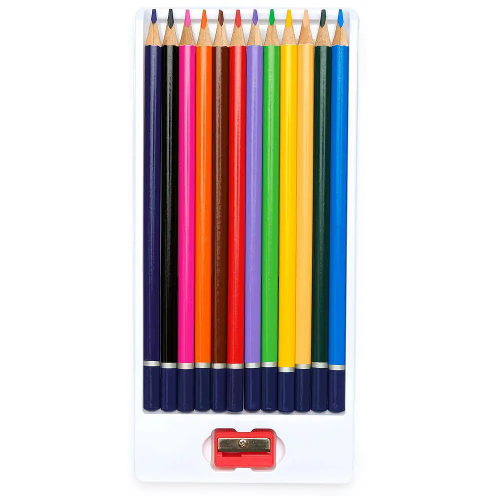 Олівці кольорові Школярик з точилкою 12 кольорів (312110002-UA) - фото 2