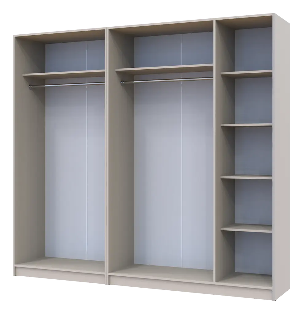 Шафа для одягу комплект Промо Кашемір 2+3 ДСП 225х48х204 (80737673) - фото 6