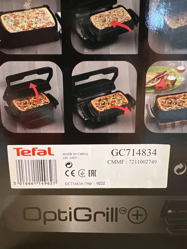 Електрогриль притискний Tefal GC714834 OptiGrill + - фото 2