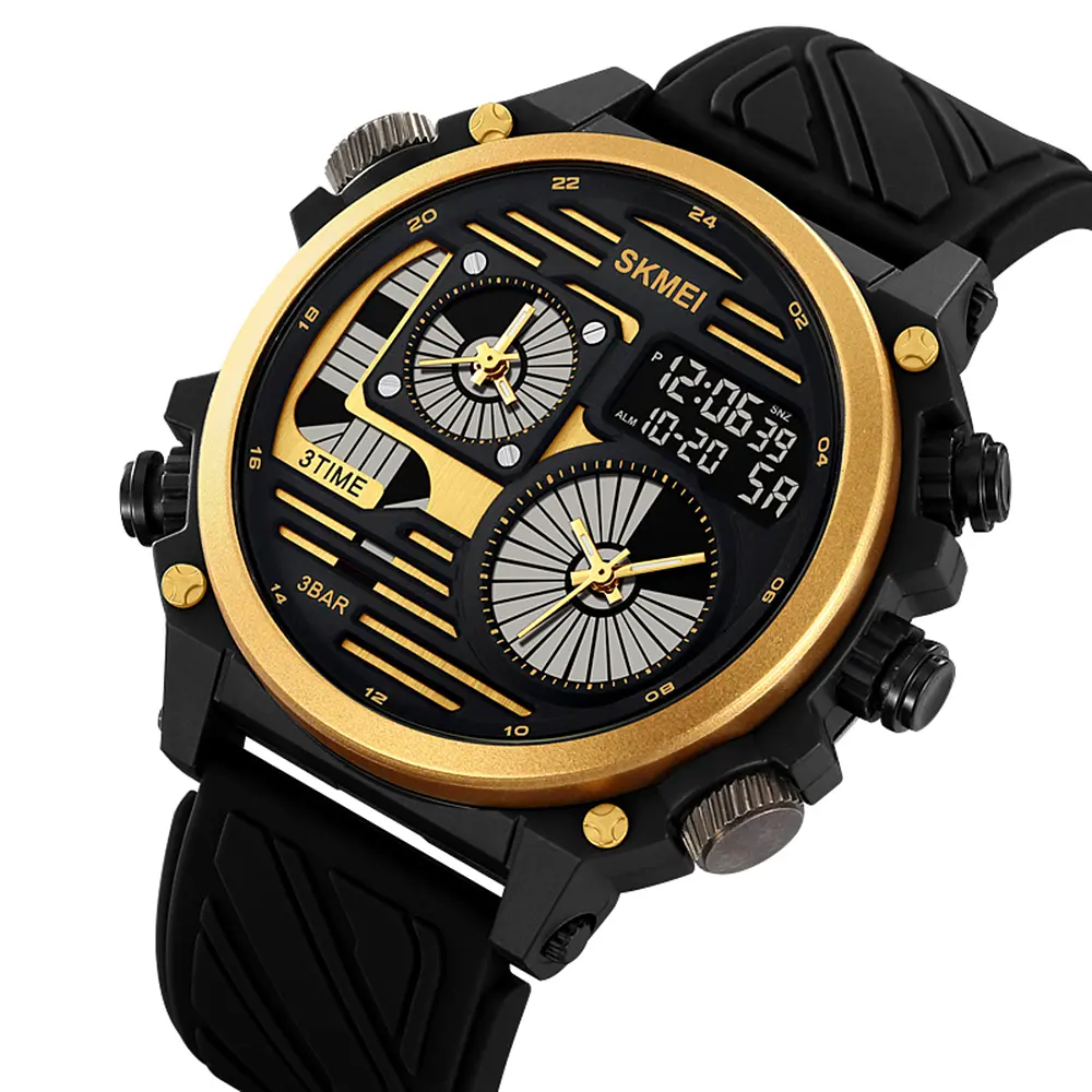 Наручные часы мужские 2202PBKGD Black-Gold Skmei acs0030148 - фото 3