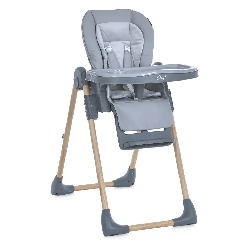 Стульчик для кормления El Camino CRAFT ME 1115-W Gray, до 15 кг - фото 2