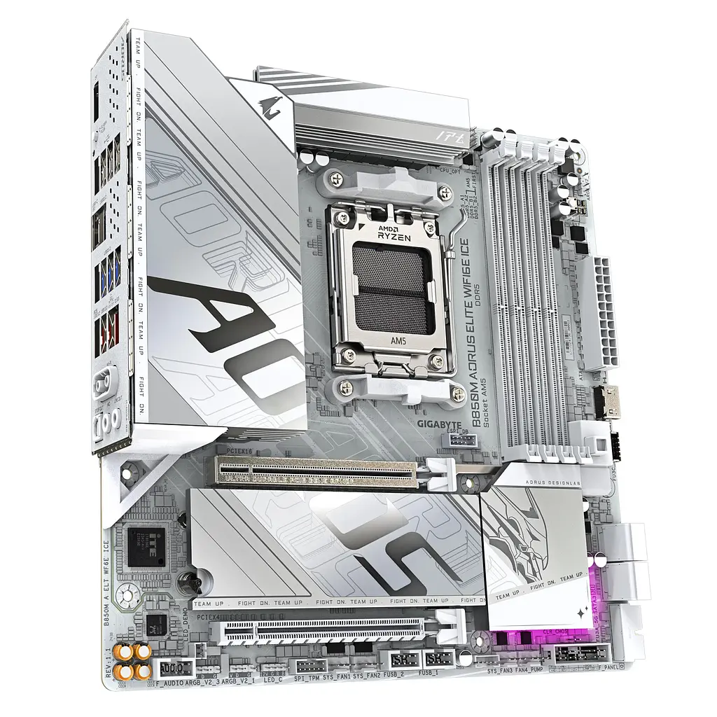 Материнская плата B850M AORUS ELITE WF6E ICE sAM5 Gigabyte teh0024964 - фото 3