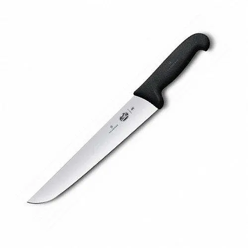 Кухонний ніж Victorinox Fibrox Butcher лезо 23см з чорн. ручкою