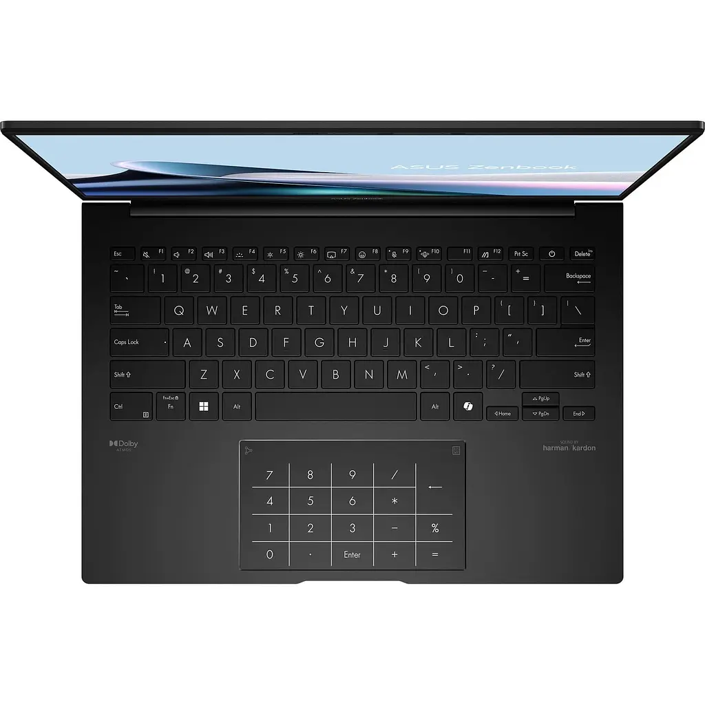 Ноутбук ASUS 14 Zenbook UM3406GA OLED/Ryzen 5 AI 430/16GB/1TB/UMA/DOS/Jade Black (90NB17R1-M009W0) - фото 4