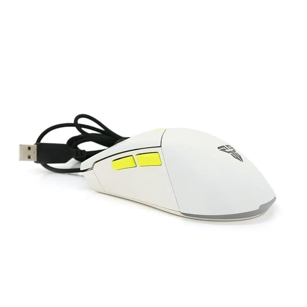 Ігрова миша провідна PHANTOM II VX6, 7 кнопок, 400-7200 DPI, Led Lighting RGB, 1,8м, Windows XP/Vista/Win7/8/10/11 Mac OS X, White, COLOR BOX - фото 5