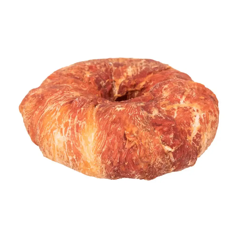 Лакомства для собак Trixie Denta Fun Кольцо для чистки зубов, с курицей, d10 см, 11 кг (100 шт. по 110 г) (313331) - фото 2