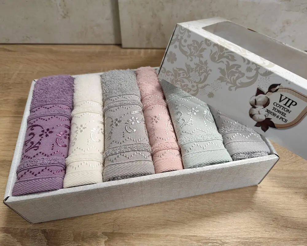 Набір кухонних турецьких рушників із 6 штук Cestepe Vip Cotton Beril 30х50 - фото 4