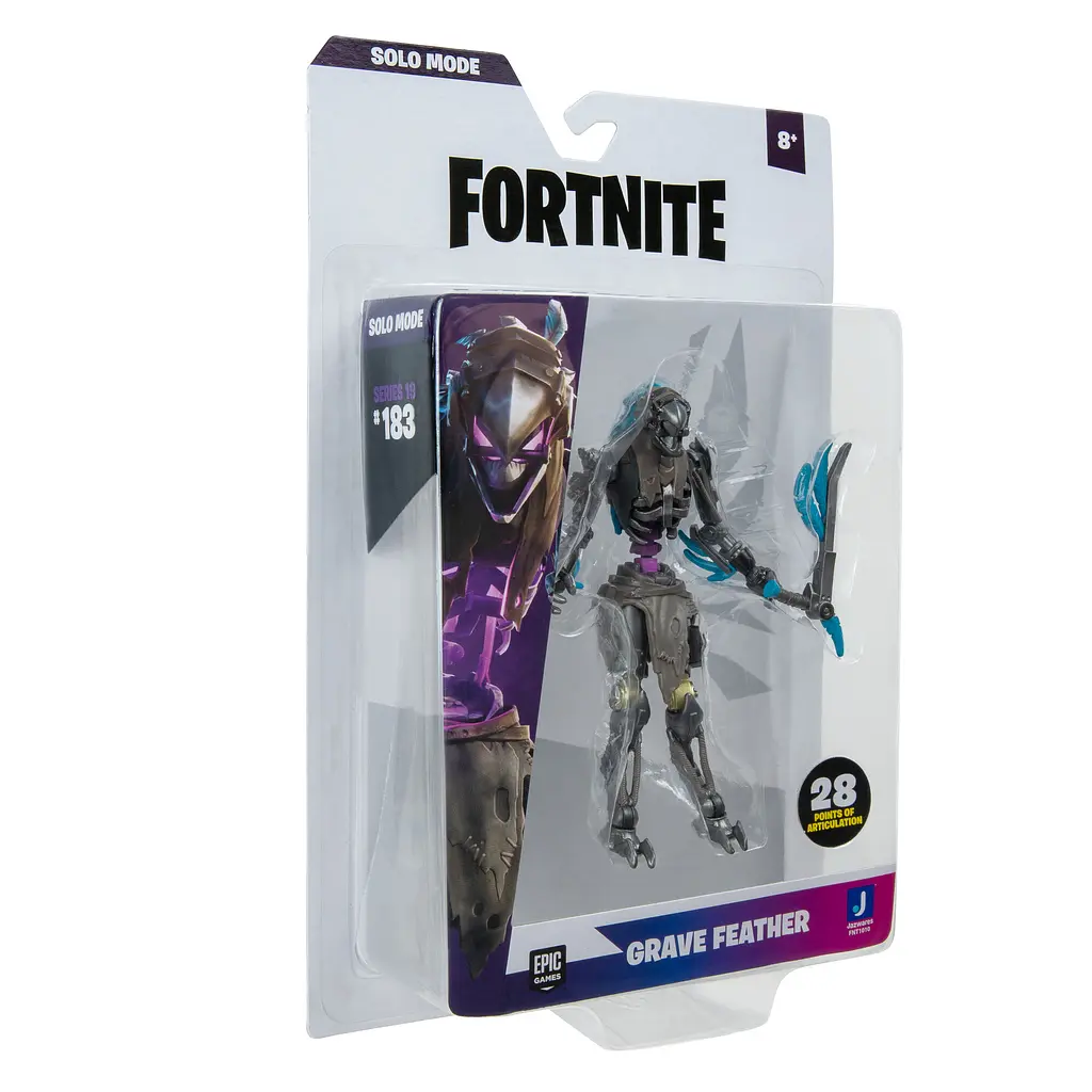 Коллекционная фигурка Fortnite Solo Mode Grave Feather 10см det0018293 - фото 9