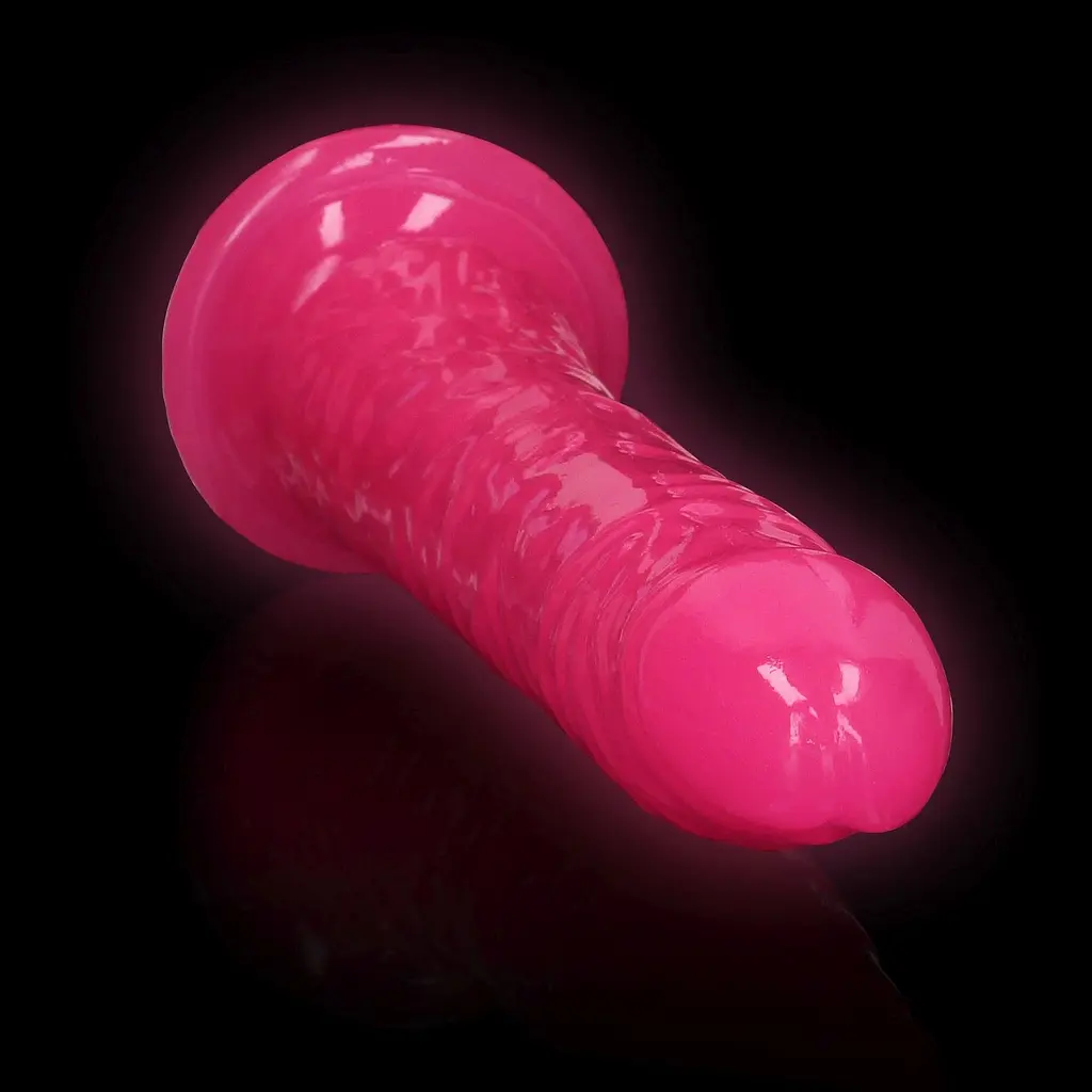 Фалоімітатор RealRock Slim Realistic 8'', 22 см (рожевий) - фото 2