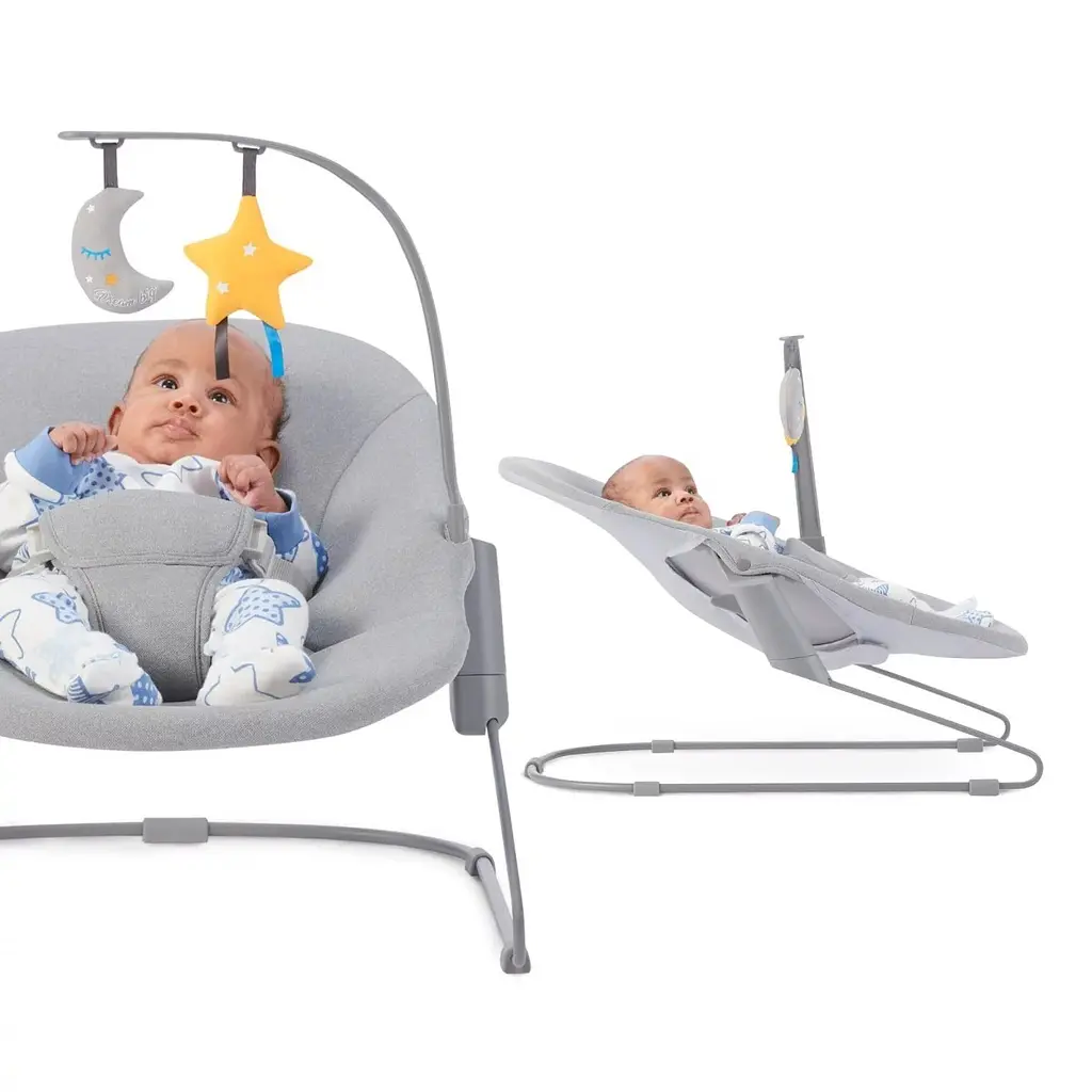 Дитячий шезлонг Kinderkraft Calmee Grey (5902533919048) - фото 8