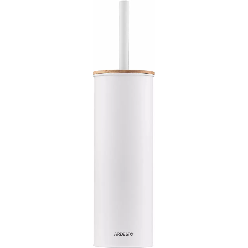 Щітка для унітаза Ardesto Minimalism з підставкою біла (ARHB3503WB) - фото 3