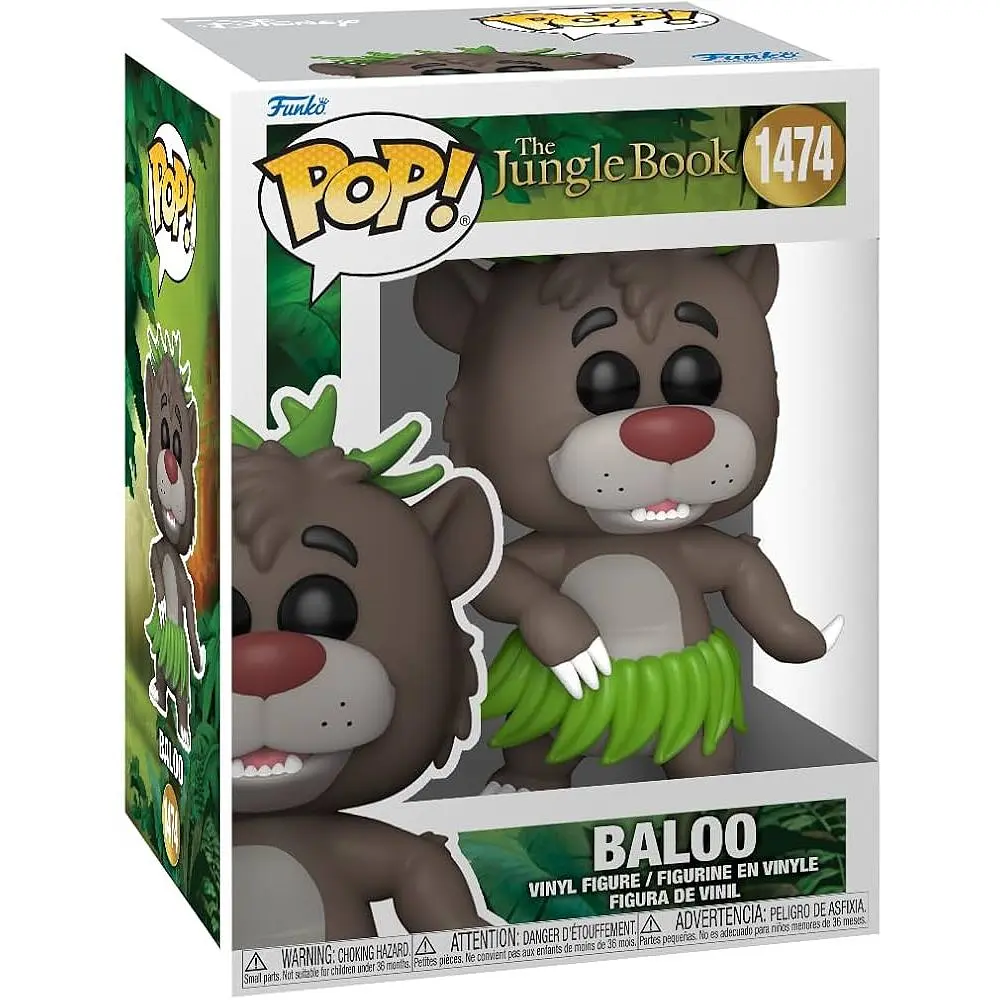 Фігурка Funko Pop Книга джунглів Балу The Jungle Book Baloo 10 см JB BL 1474 - фото 3