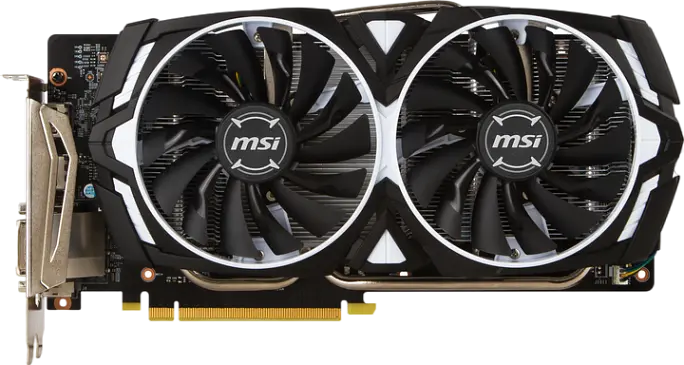 Відеокарта GeForce GTX 1060 6GB MSI Armor OCV1 Armor OC (GTX 1060 ARMOR 6G OCV1) Б/В - фото 2