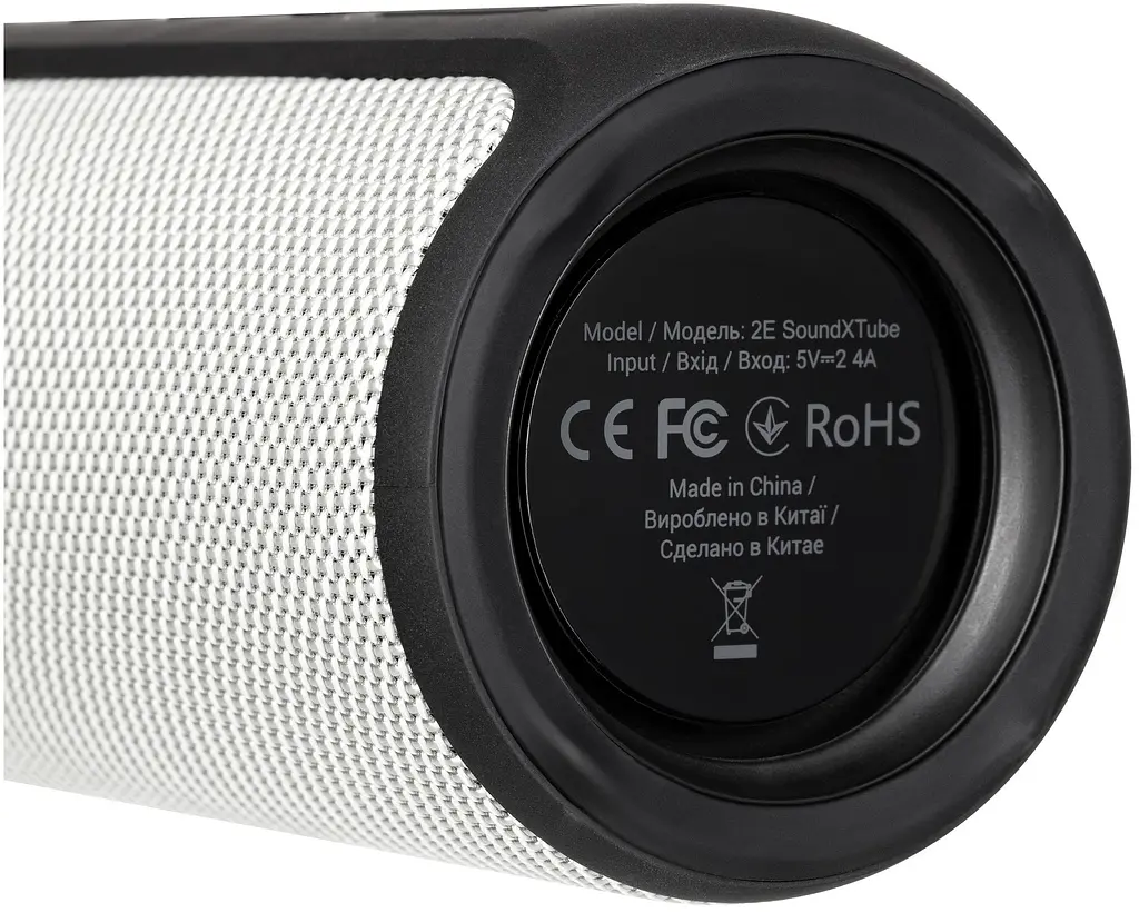 Портативна акустика 2E SoundXTube TWS Grey (2E-BSSXTWGY) - фото 5
