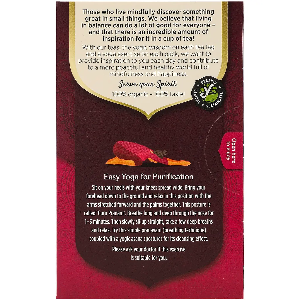 Чай трав’яний Yogi Tea Detox з прянощами органічний, 17 пакетиків - фото 6