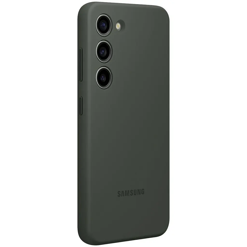 Чохол-накладка Samsung Silicone Cover для Samsung Galaxy S23 SM-S911 Khaki (EF-PS911TGEGRU) - фото 2