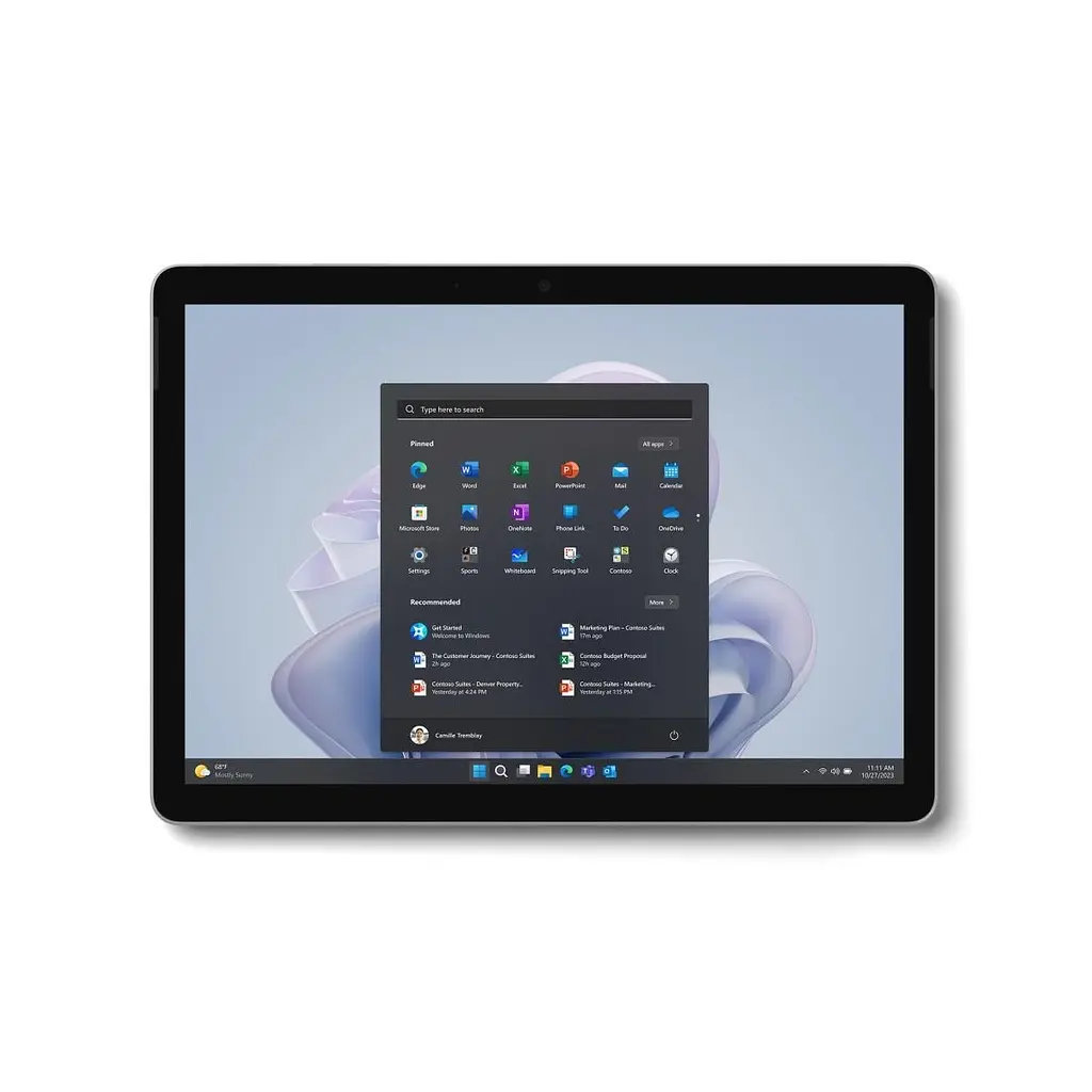 Microsoft Surface Go4 Intel N200 10.5inch 8GB 64GB W11P Platinum - фото 2