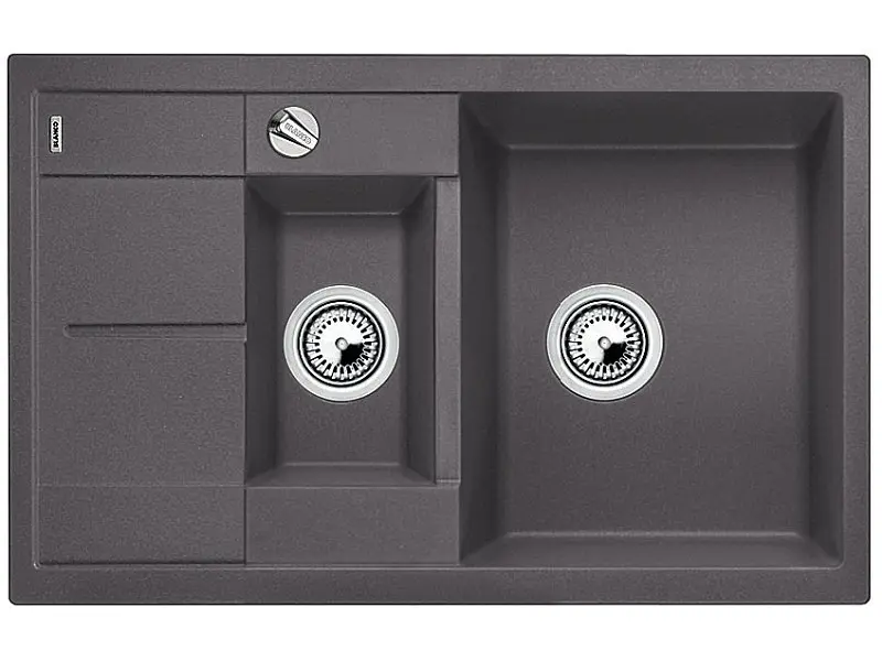 Кухонная мойка Blanco Metra 6S Compact Dark Rock (518876)