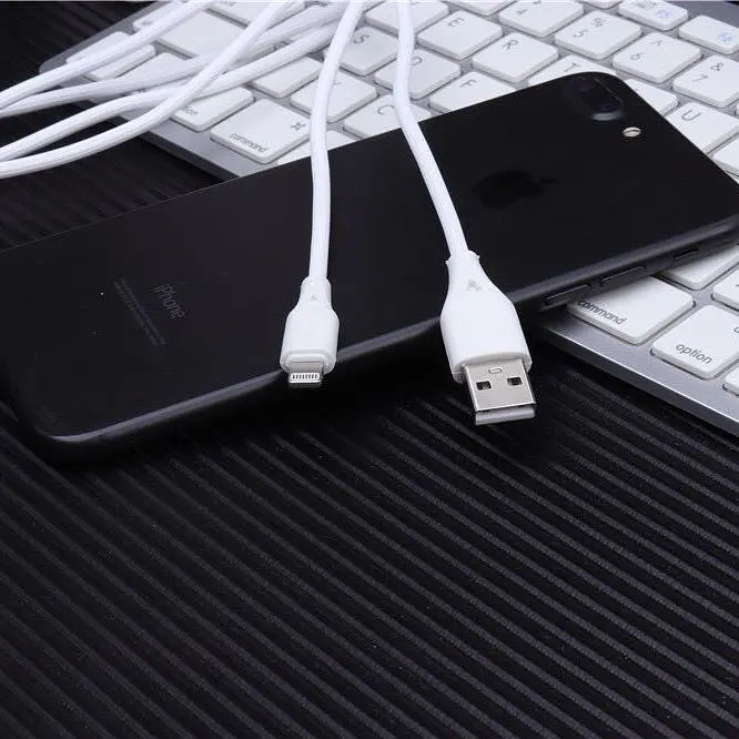 Кабель Aspor AC-06 USB – Lightning 2.4A/1м- білий - фото 2