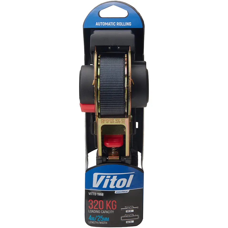 Стяжка вантажу Vitol 25 мм 4 м (VITTD 1968) - фото 5