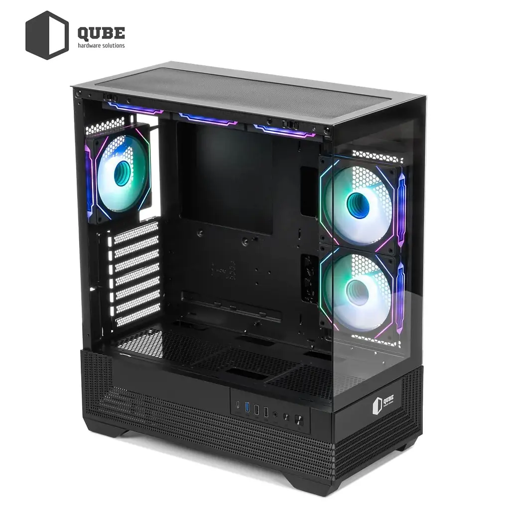 Корпус QUBE FORT ARGB Black (FORT_GBNU3) - фото 9