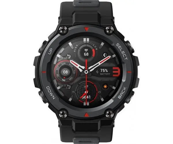 Розумний годинник Amazfit T-Rex Pro захищений чорний - фото 7